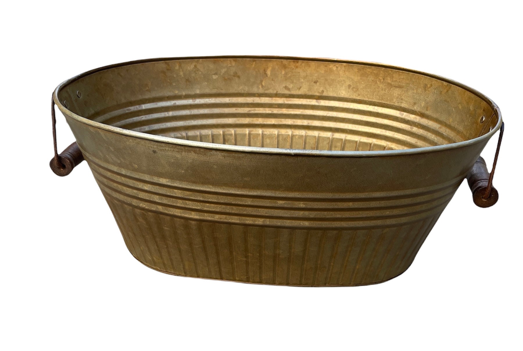 Planter 14" Basin RA, Green Aunt Beez Greenhouse